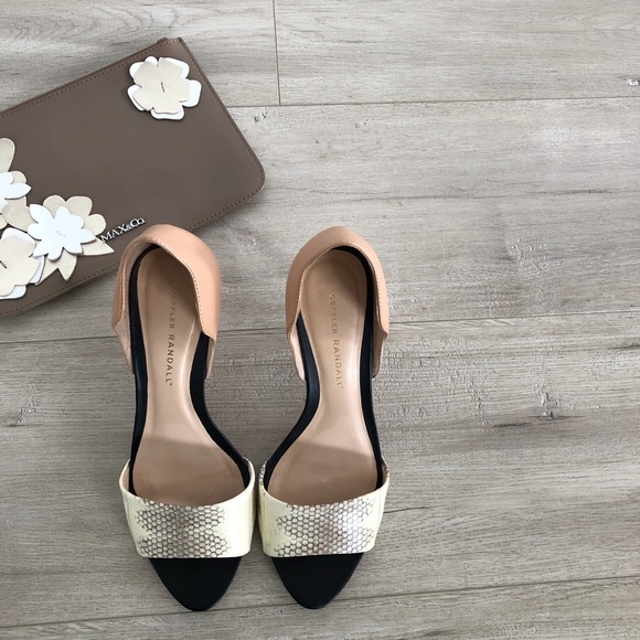 LOEFFLER Randall leather high heels - Picture 4 of 9